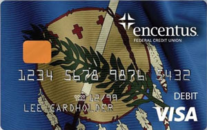 OK State Flag Debit Card Design