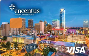 OK City Skyline Debit Card Design